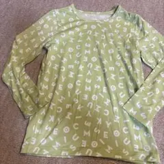 HEATTECH 長袖Tシャツ 120cm ライトグリーン