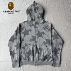 A Bathing Ape 星柄フルジップパーカー A BATHING APE（アベイシングエイプ） パーカー ABC DOT SHARK FULL