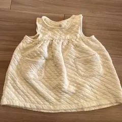 baby GAP キルティングワンピース クリーム色 80cm