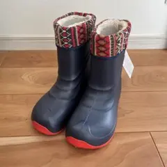 新品　プーキーズ　スノーブーツ　レインブーツ　防水　子供　23〜24センチ