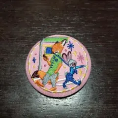 ディズニー刺繍缶バッジ第2弾　ズートピア