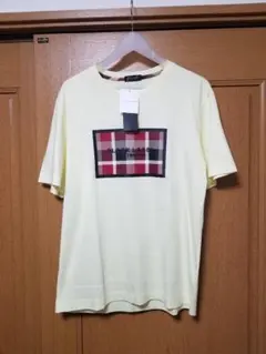 【新品】ブラックレーベルクレストブリッジ　Tシャツ　バーバリー　ボックスロゴ　黄