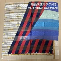 美品】フェラガモ ガンチーニ柄 ストール リネン×カシミヤ×シルク