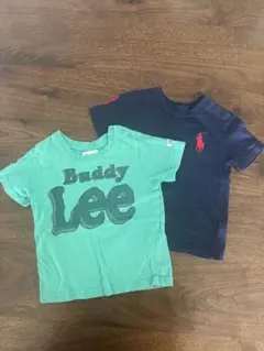 2枚セット　ラルフローレン　紺色　80 12M Leeグリーン 80