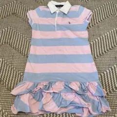 Ralph Lauren ストライプポロドレス 130