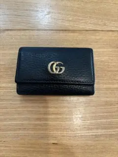 Gucci 黒 レザー キーケース