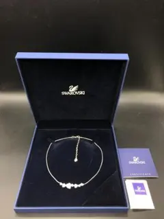 極美品 Swarovski スワロフスキー ハートモチーフ ネックレス 専用箱付