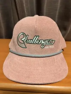 Challenger コーデュロイキャップ ピンク