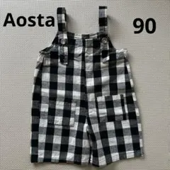 韓国子供服Aostaサロペット短パン