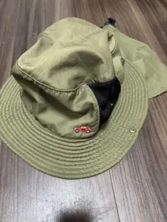 ミキハウス　Black Bear ベビー帽子 50サイズ オリーブ