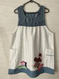 ★I152★新品　訳あり　くまのがっこう 保育士 エプロン