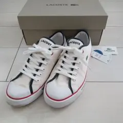 LACOSTE SHORE W SRW キャンバス スニーカー サイズ38