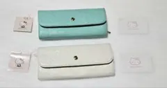 牛側　訳あり　ハローキティ エンボス加工　長財布　セット 定価２８０００円