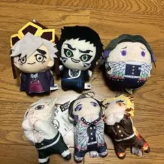 鬼滅の刃 ちびぐるみ、マスコット まとめ売り６点セット