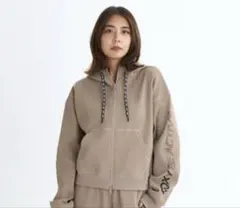 ROXY 速乾 UVケアワッフルジップアップパーカー 羽織りのサムネイル