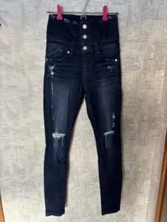 エモダ　ハイウエストスキニーデニム ジェイダ　スライ　マウジー　アングリッド