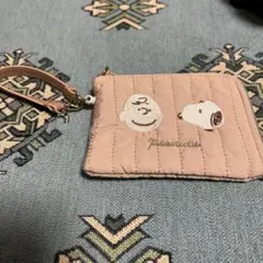 Peanuts ピンク スヌーピーポーチ