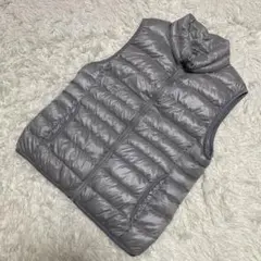 UNIQLO ユニクロ　ウルトラライトダウンベスト　グレー　レディース　Lサイズ