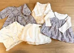 プティマイン 長袖　トップス　カーディガン　まとめ売り 80cm