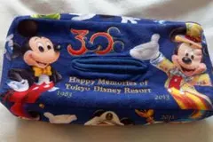 ディズニーリゾート 30周年記念 ミッキーマウス ティッシュボックスカバー