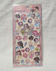 プチドロップステッカー　プリンセス　ディズニー　ボンボンドロップシール　正規品