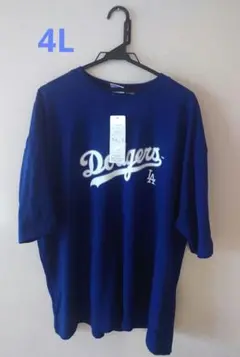 MLB ロサンゼルスドジャースTシャツ 4L ブルー 新品未使用