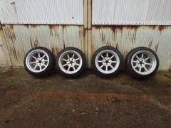 激得☆最終お値下げ☆希少当時物☆ワタナベホイール15インチ４本セット 在庫ありの場合即納】4本セット RS Watanabe B TYPE 14×6.5J+14.5 4H