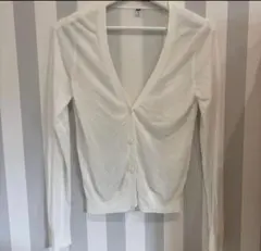 ユニクロ UNIQLO 長袖 Ｖネックカーディガン M 325