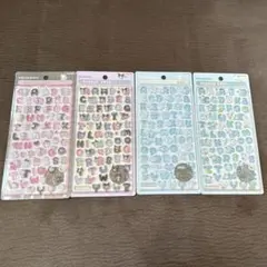 ボンボンドロップシールサンリオもじ　ハローキティ　クロミ　シナモン　ポチャッコ