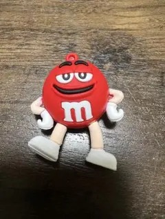 M&M's レッドキャラクター シリコンキーホルダー