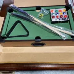 ミニビリヤードテーブルセット 木製 ビリヤード台 約91×50×20cm - メルカリ