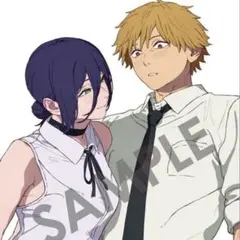 マ*ツ様 劇場版　チェンソーマン　レゼ篇　レゼ　デンジ　A3両面ポスター　非売品