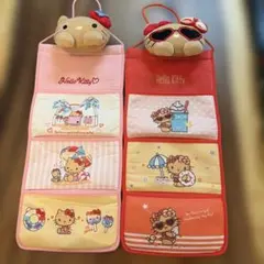 新品未使用☆2008年製】ハローキティ ウォールポケット りんご