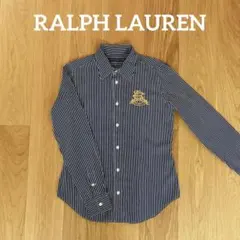 正規品 ラルフローレンスポーツ ストライプド コットンブロードクロス シャツ