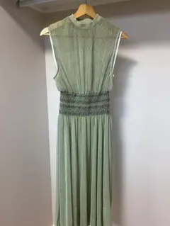 【AMERI】ノースリーブロングワンピース