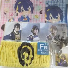 刀剣乱舞 三日月宗近 ８点セット クリアファイル 色紙 アクキー ヘアバンド