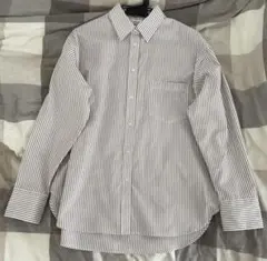 Mila Owen ストライプシャツ ベージュ