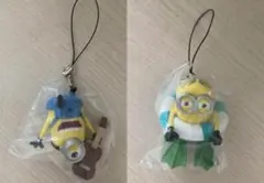 ミニオン　ストラップ　USJ 2点セット
