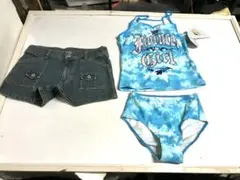 FIORUCCI lTALY UVカットカップ付水着 3点セット　★4090N