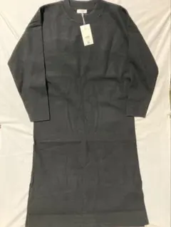 新品未使用　LOWRYS FARM ニットロングワンピース ブラック　黒