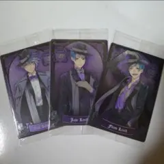 ツイステ オクタヴィネル寮 アズール ジェイド フロイド ウエハースカード 寮服