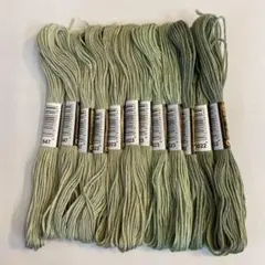 G.8 刺繍糸☆カーキ系12本セット