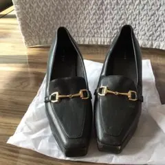 RANDA ブラック　厚底ヒール　 ローファー　訳あり　コスプレに　24cm