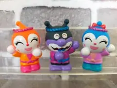 【美品】　アンパンマン　指人形　バイキンマン　ドキンちゃん　コキンちゃん　夏祭り