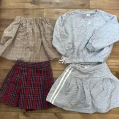 セットアップ　スカート　パンツ　まとめ売り　110cm