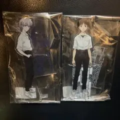 エヴァンゲリオン コラボカフェ アクリルフィギュア 碇シンジ 渚カヲル 横浜
