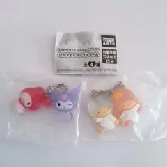①サンリオ　なかよしドロップチャーム　キキララ　マイメロディ　クロミ　ガチャ