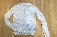 UNIQLO 水色　カーディガン Sサイズ　100％綿