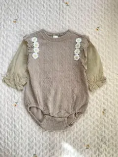 tete a tete 袖切替ロンパース(80)