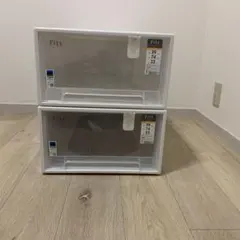 Fits 衣類収納ケース 2個セット 39×74×23cm 新品未使用